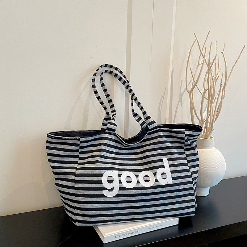 WoSpacious Canvas Strandtas Karnz