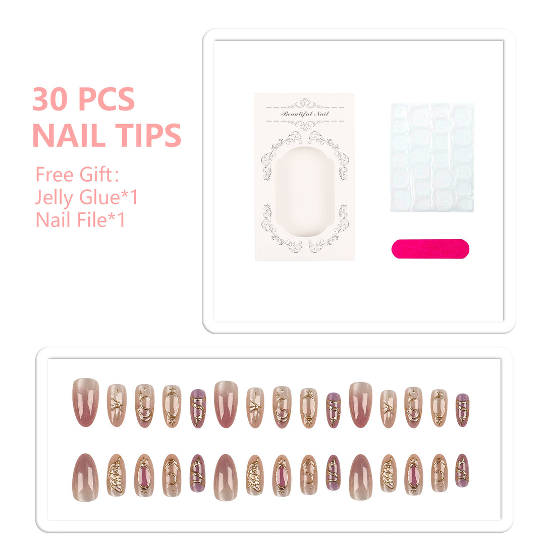 Premium Dekorativer Nagelspitzen Satz
