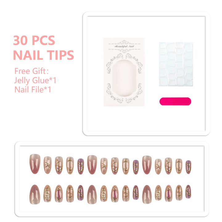 Premium Dekorativer Nagelspitzen Satz