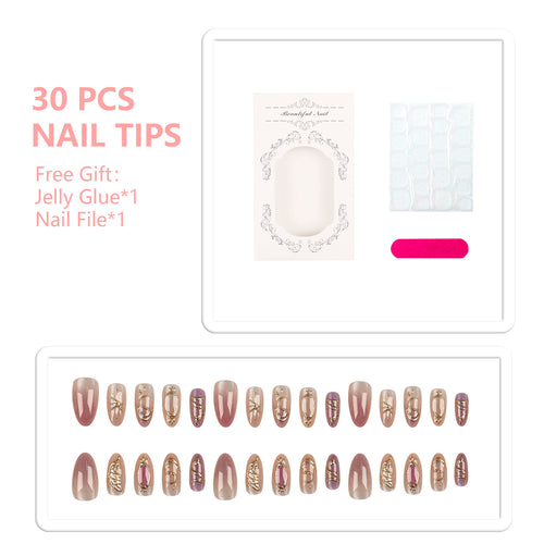 Premium Dekorativer Nagelspitzen Satz