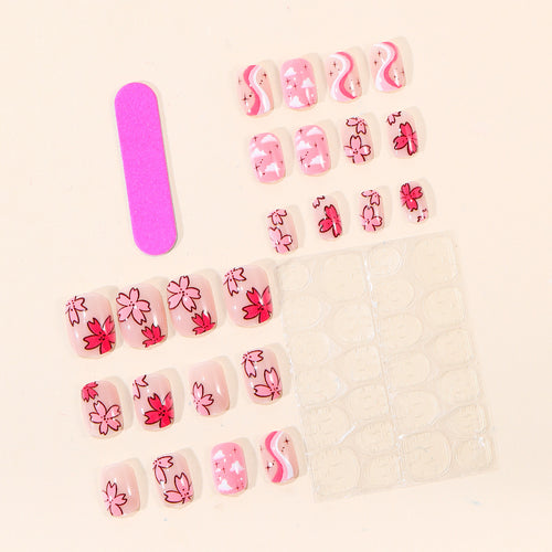 Blumen Design Nagelkunst Kit Karnz