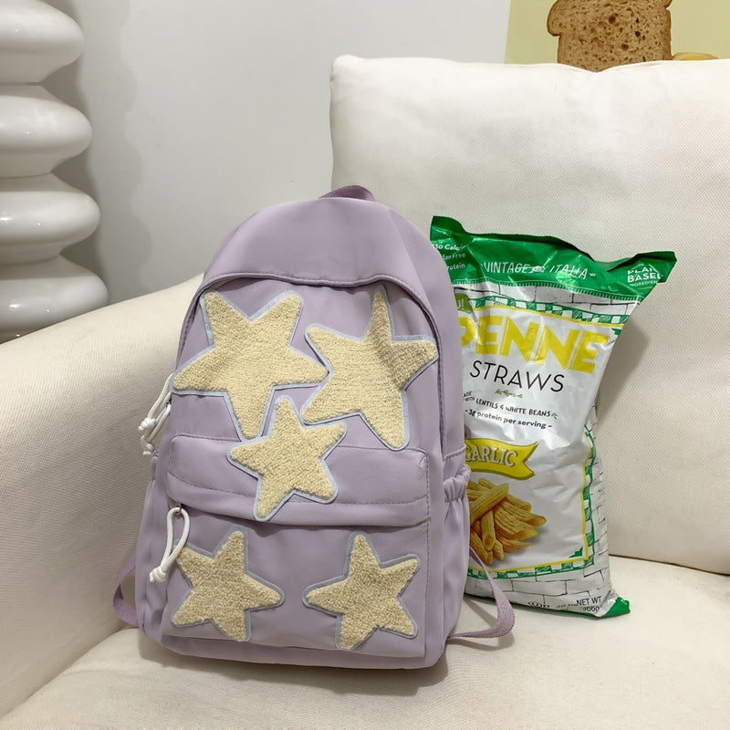 Stern-verzierte lässige Rucksack