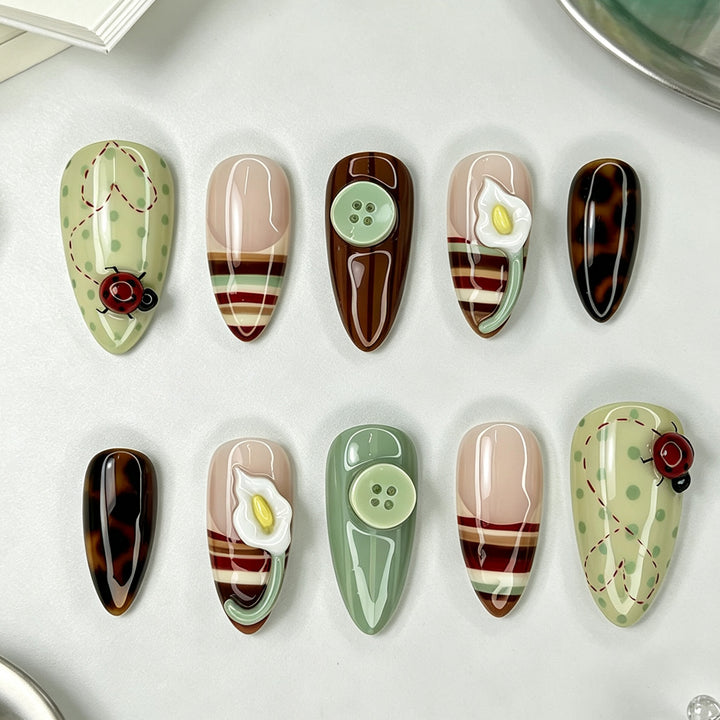 Elegante Press-On Nagelspitzen