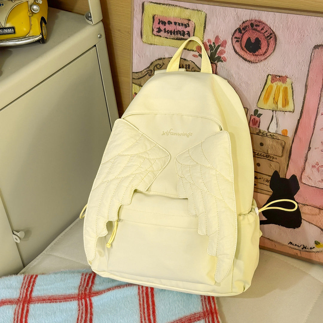 Verspielter Flügel-Design Rucksack