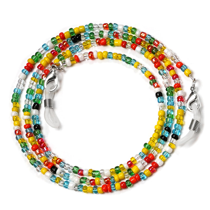 Bunte Artisan Perlen Brillen Kette Karnz