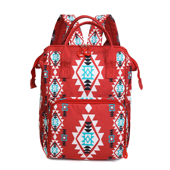 Geometrisch gemusterten Reise-Rucksack