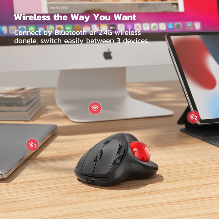 Ergonomische Trackball-Maus Karnz
