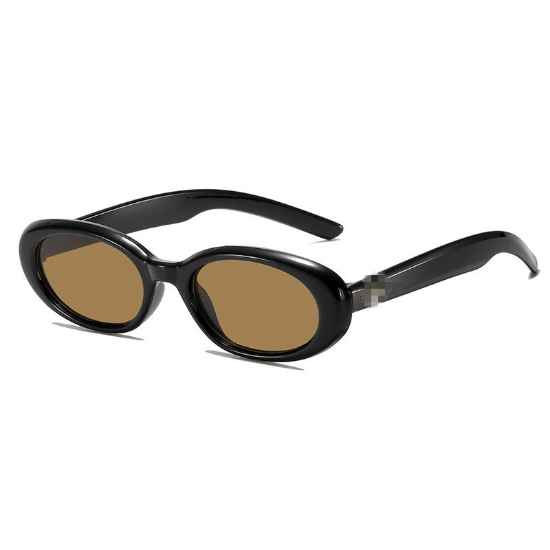 Retro Ovale Sonnenbrille Karnz