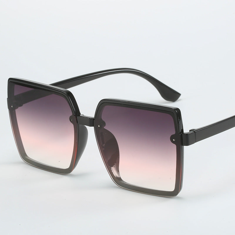Damen Oversized Sonnenbrille mit quadratischem Rahmen Karnz