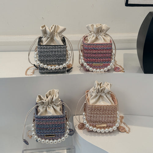 WoStylish Texturiert Mini Handtasche Karnz