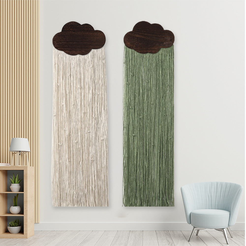 Dekorative Makramee Wolken Wandbehänge