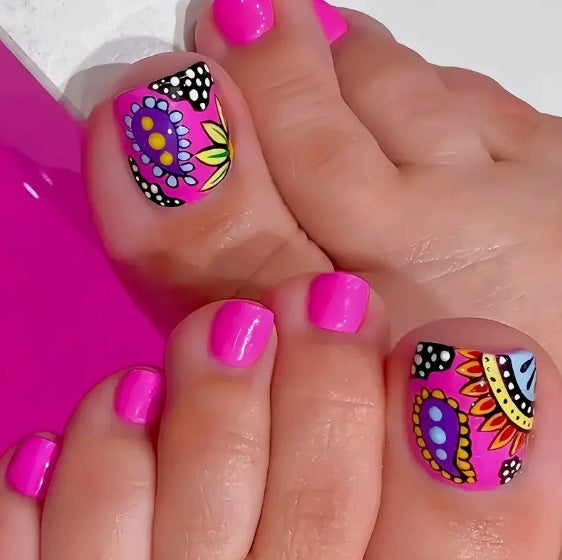 Dekorative Pediküre Nagelkunst Verbesserungen Karnz