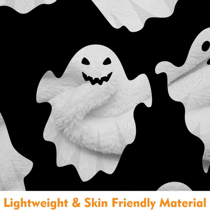 Spooky Ghost Muster Wurfdecke