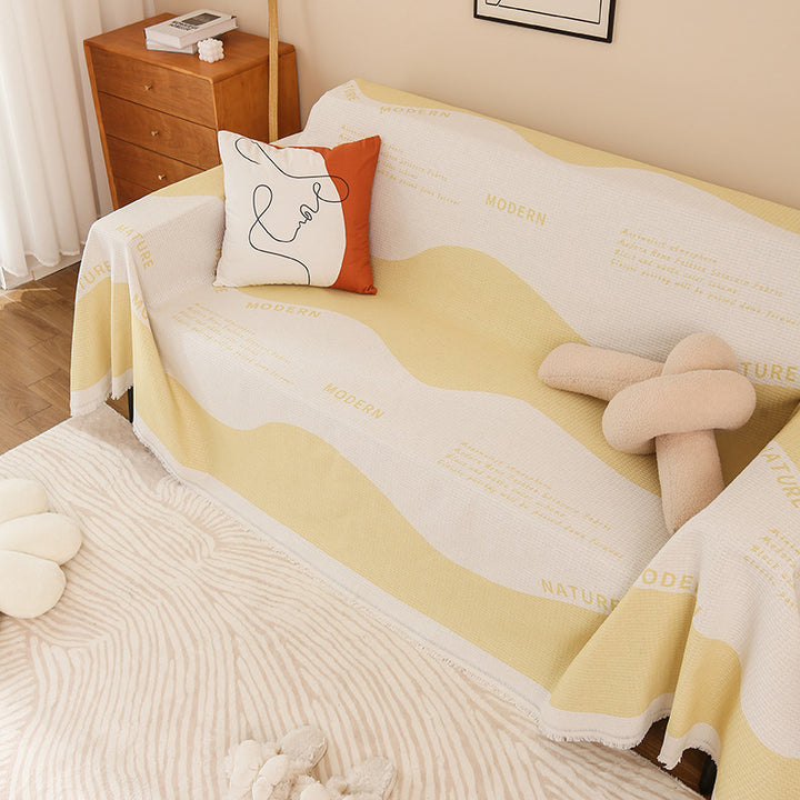 Premium Texturiertes Sofa Überwurf Cover