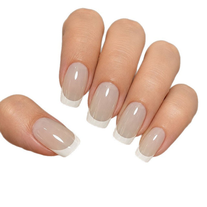 Elegante French Tip Acryl-Nagelverlängerungen Karnz 1789915965