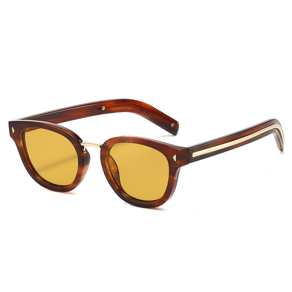 Klassische Oversized Katzenaugen-Sonnenbrille Karnz