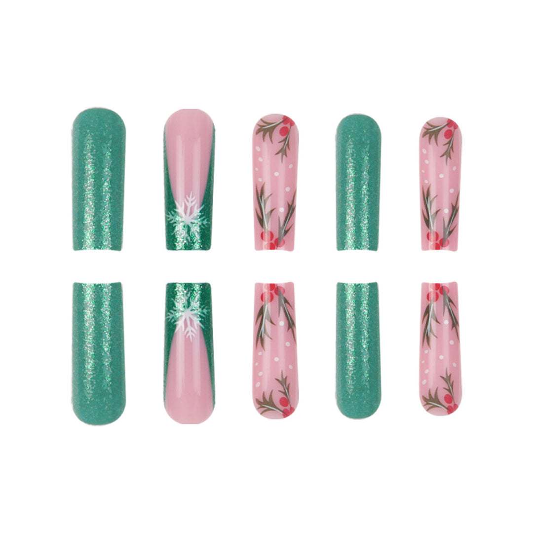 Festliche Themen Press-On Nail Art Set Karnz