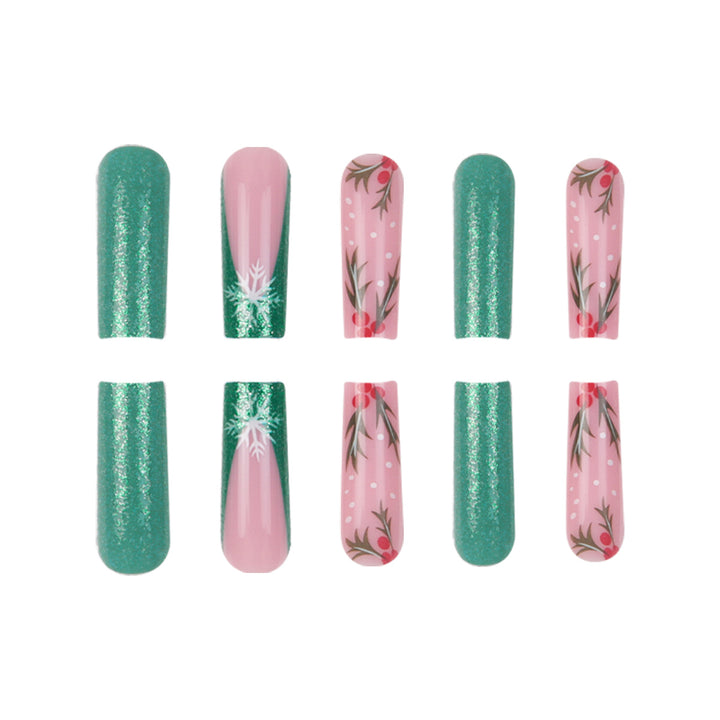 Festliche Themen Press-On Nail Art Set Karnz