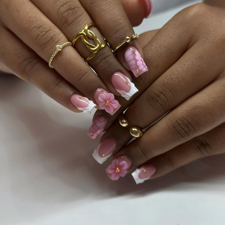 Floral Art Nageldesign-Kit Karnz