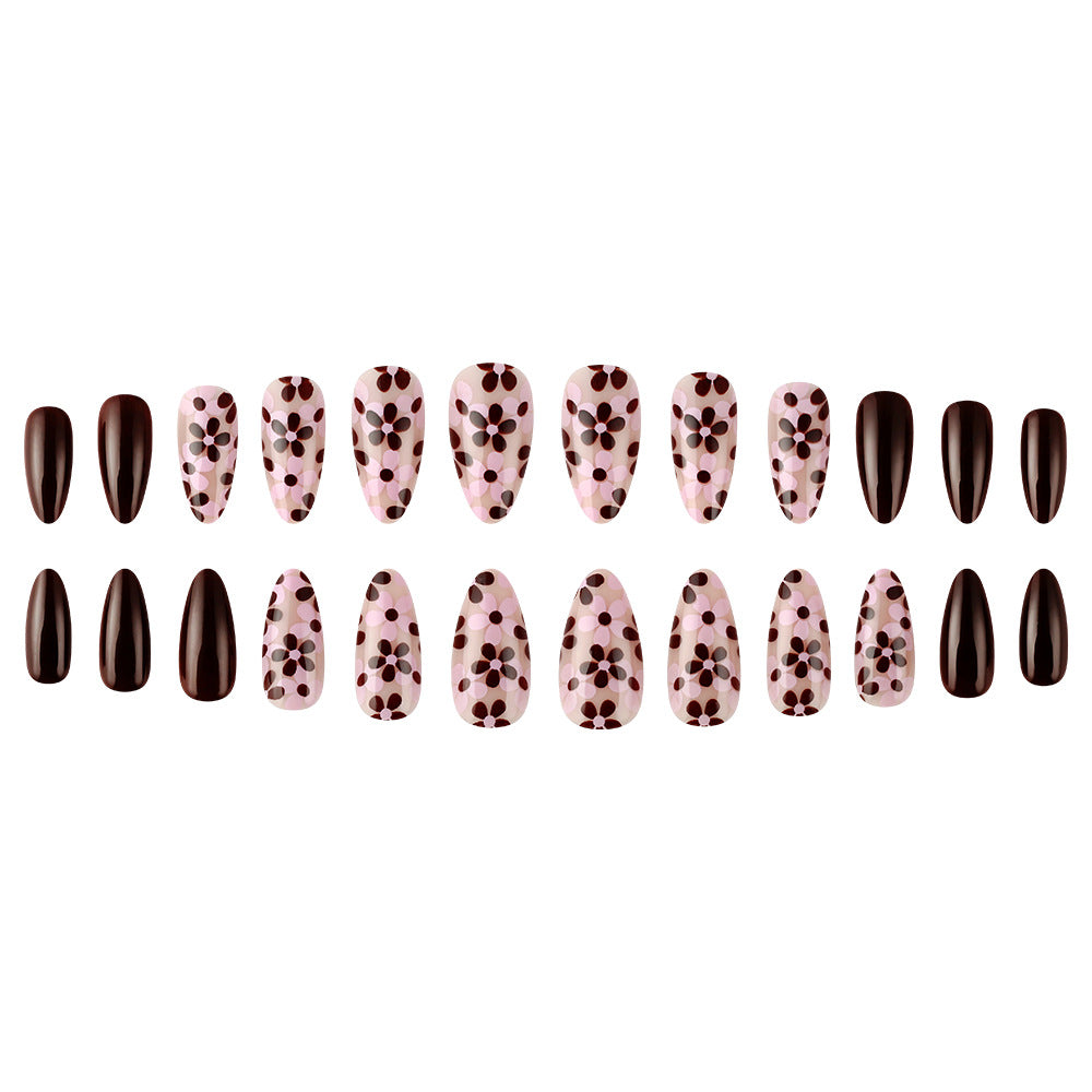 Floral Print Gel Nagelkunst Set Karnz