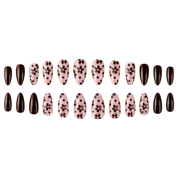 Floral Print Gel Nagelkunst Set Karnz