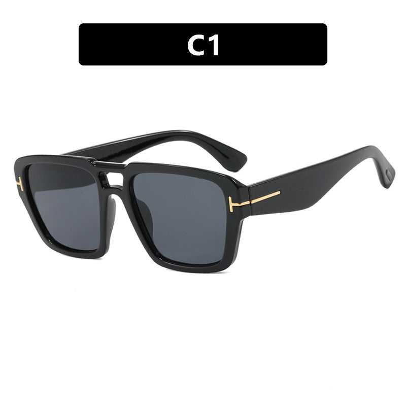 Damen modische quadratische Sonnenbrille Karnz