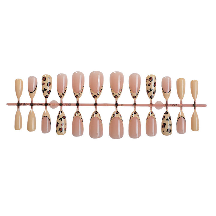 Leopard-Print Press-On-Nagelset Karnz