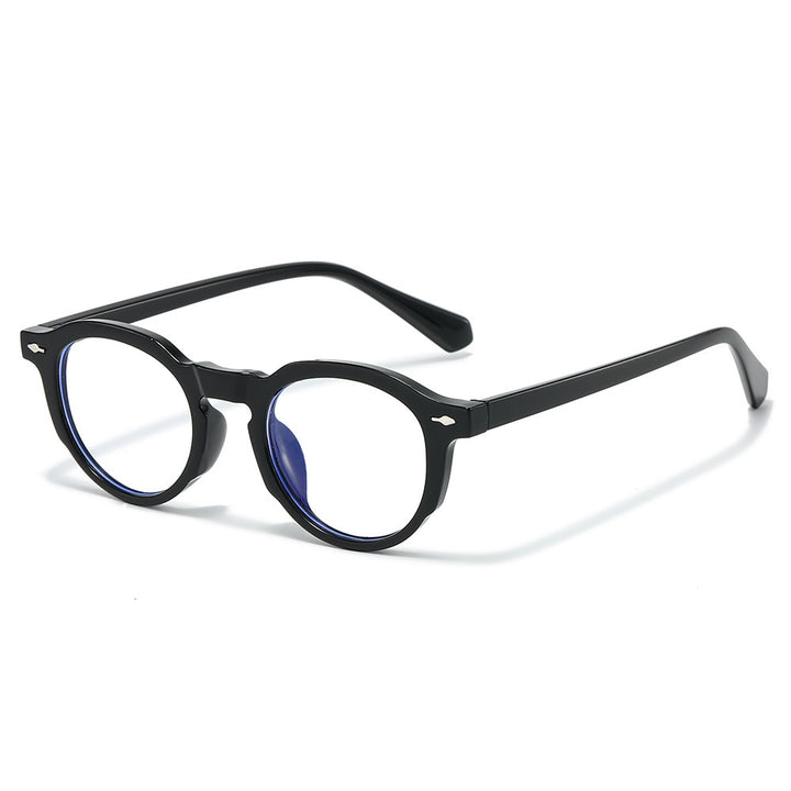 Stylische Retro-Ovalrahmen-Sonnenbrille Karnz