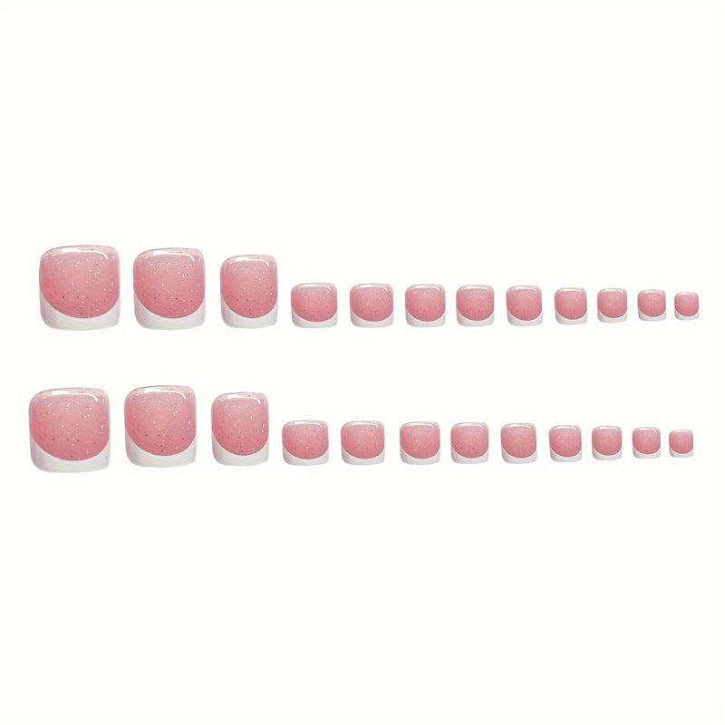 Elegantes Press-On Nagelkunst-Set Karnz