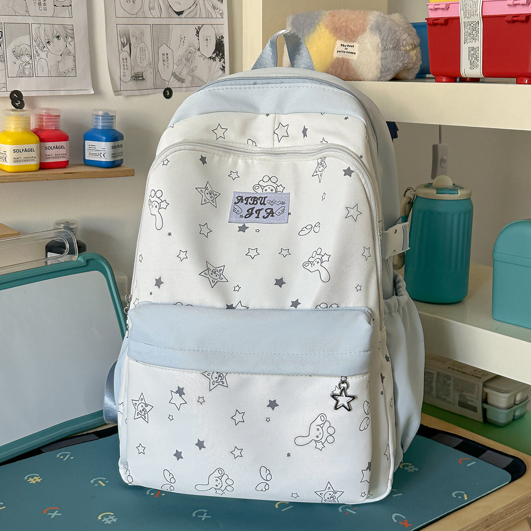 Stylischer Grafikdruck-Rucksack Karnz