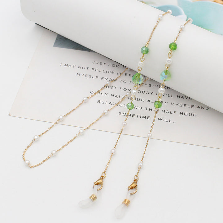 Elegante gestufte Perlenkette Karnz