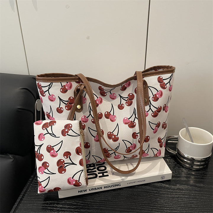 WoWhimsical Kirschen Druck Tragetasche Karnz
