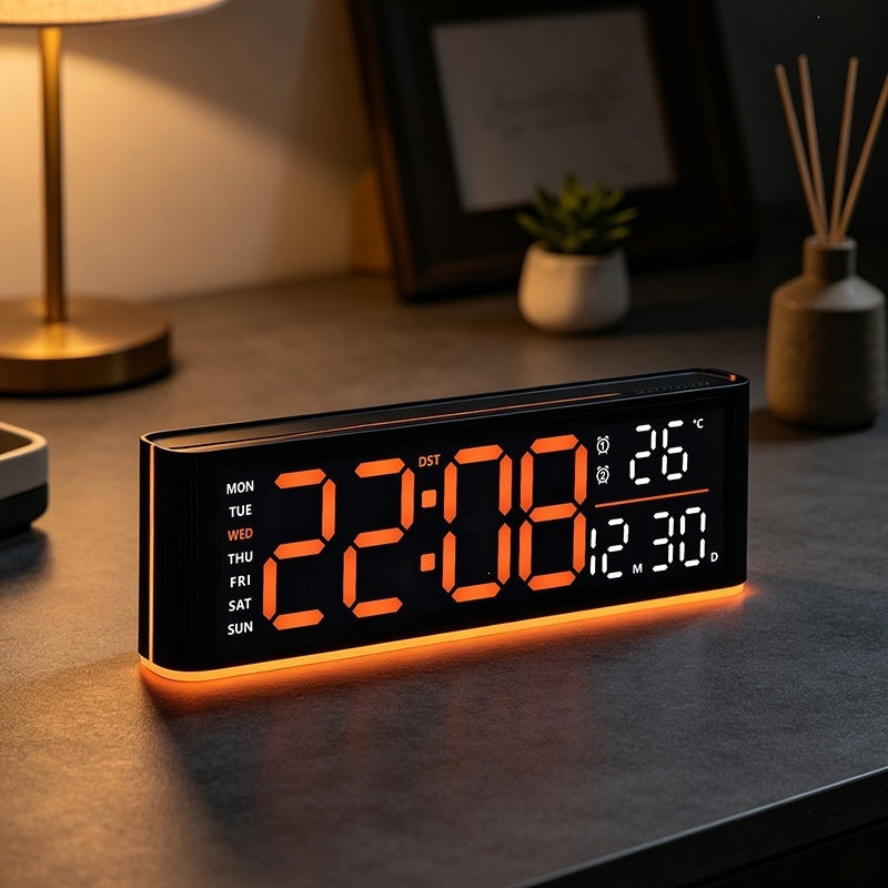 Digitaler Led-Wecker mit Temperatur- und Wochentagsanzeige Karnz