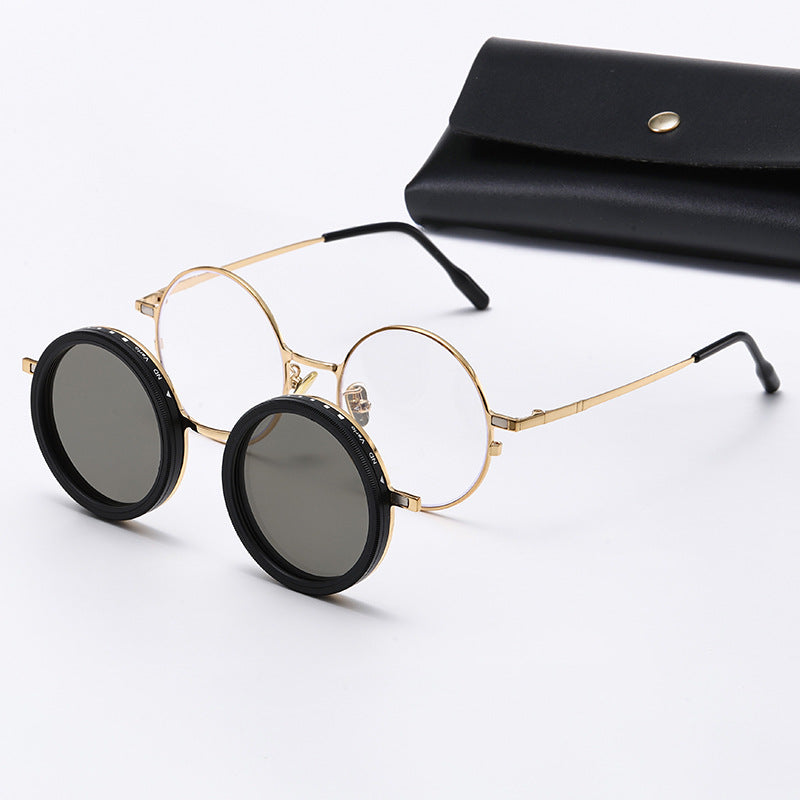 Damen multifunktionale Sonnenbrille mit abnehmbaren Gläsern Karnz