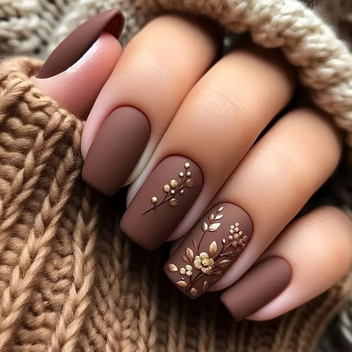 Elegantes Floral-Design Nagelkunst Karnz 1789915059