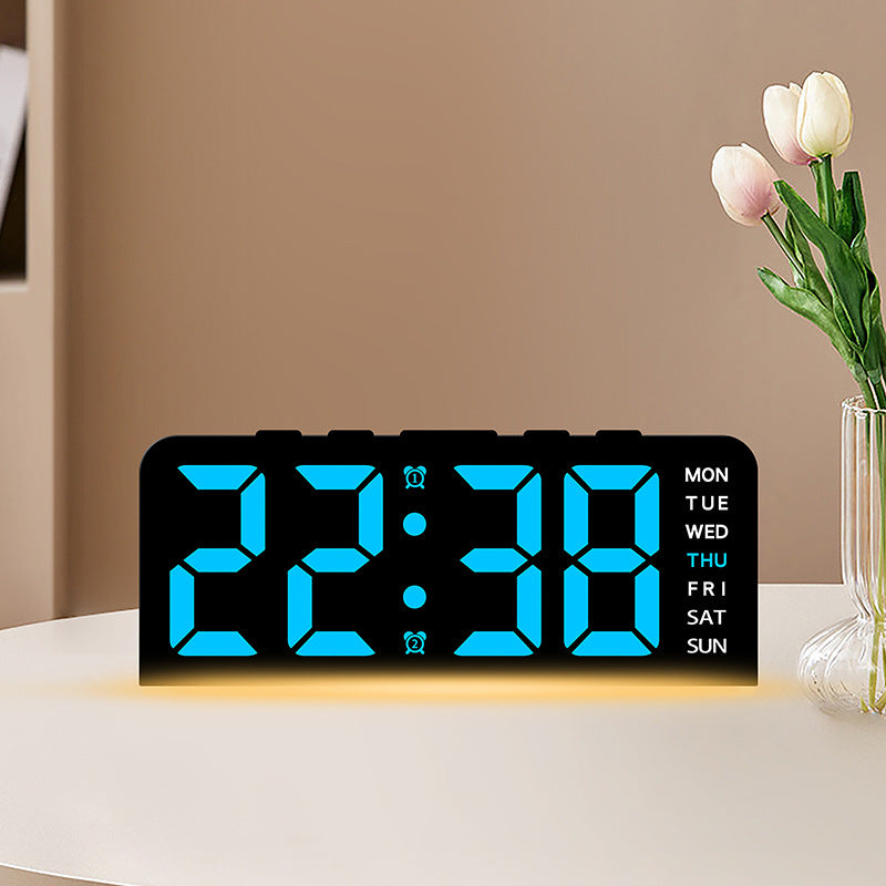 Digitaler LED-Wecker mit Farbwechsel Karnz