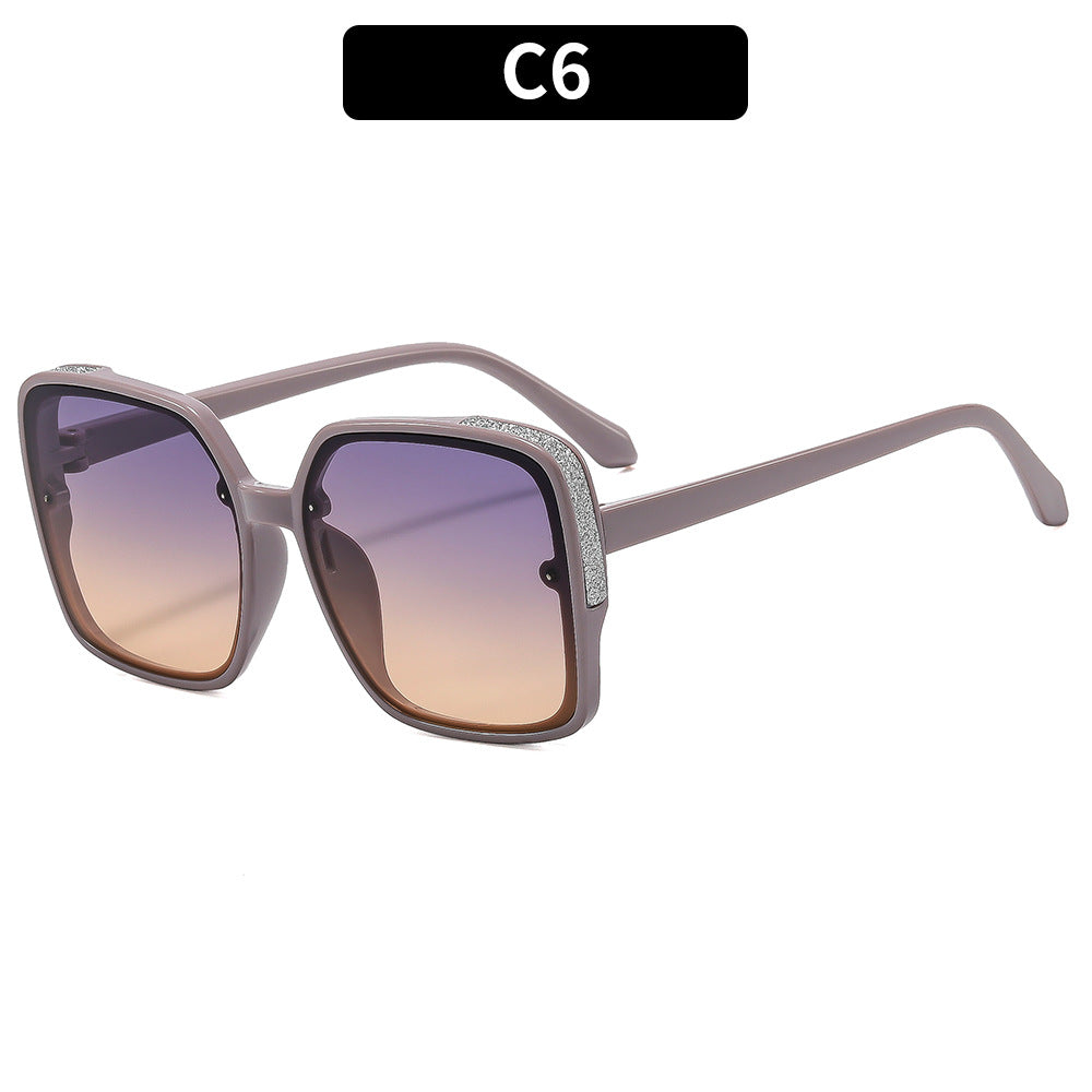 Modische Übergroße Sonnenbrille