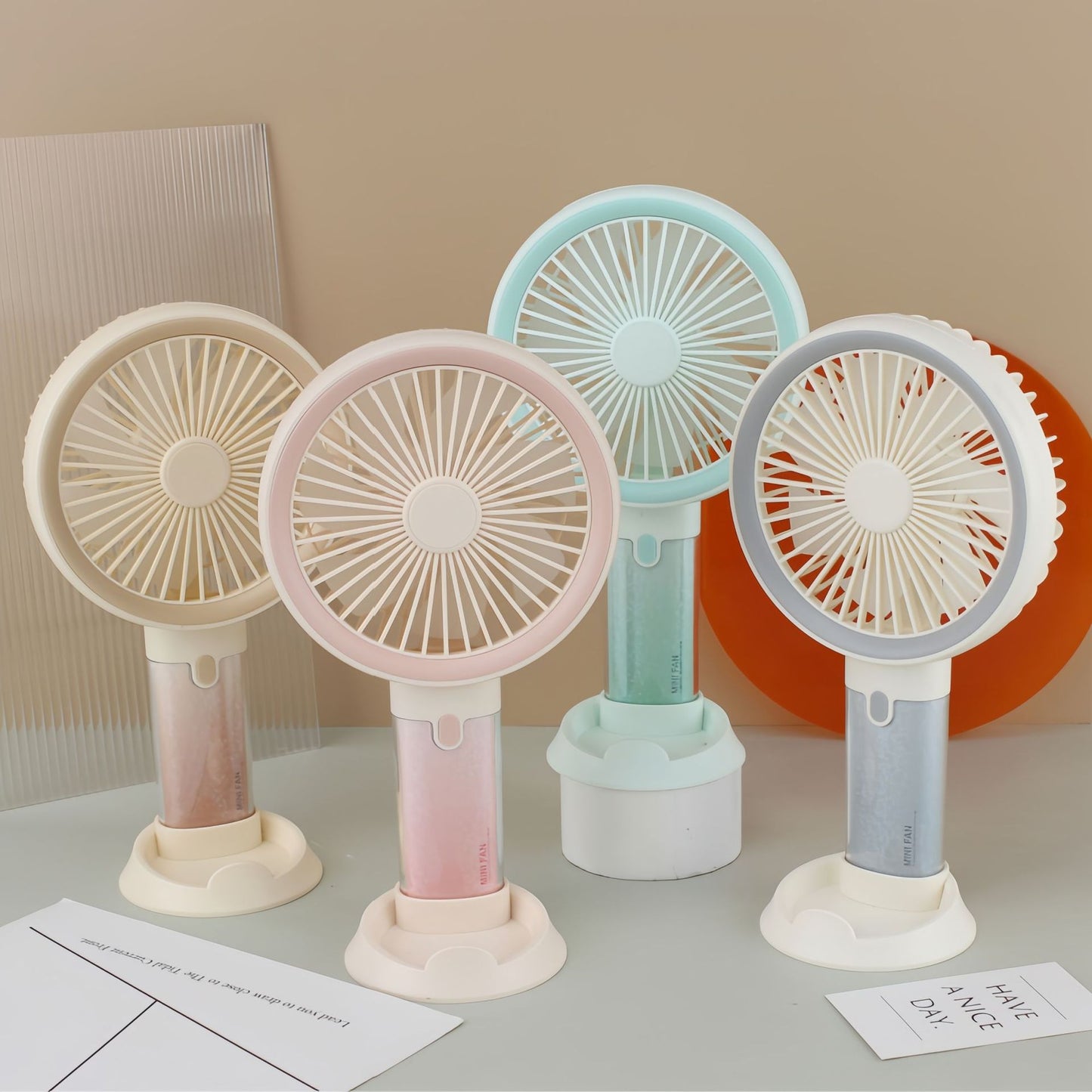 Damen handlicher USB-Ventilator mit lustigem Design Karnz