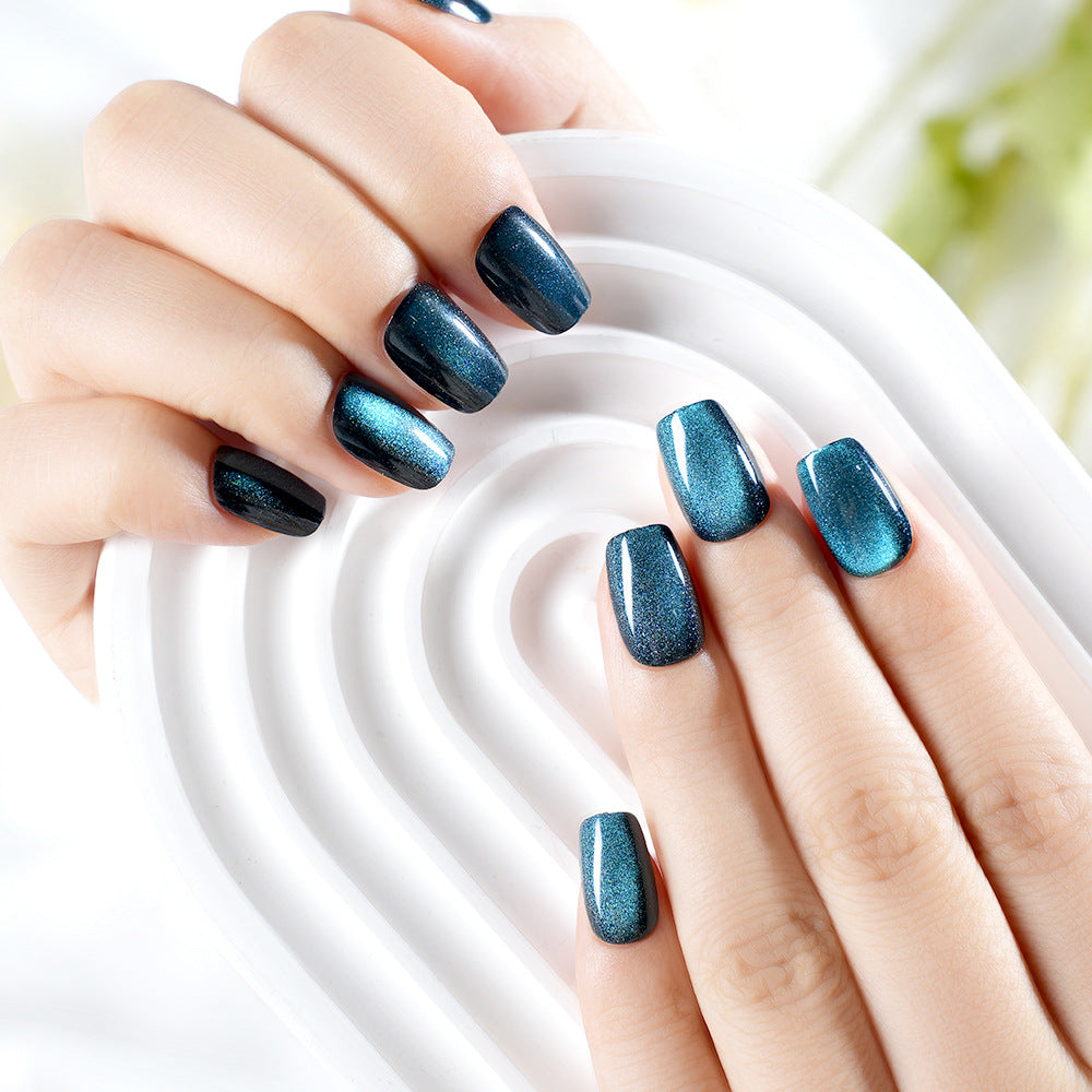Glänzendes Acryl Press-On Nagelset Karnz