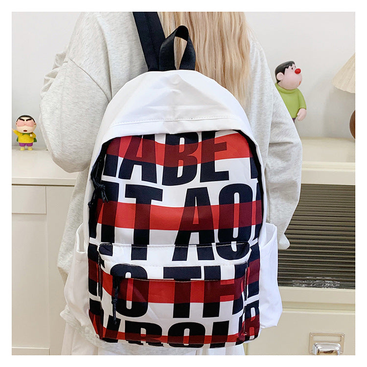 Freizeitrucksack mit Auffälligem Grafischem Design und Praktischen Fächern Karnz