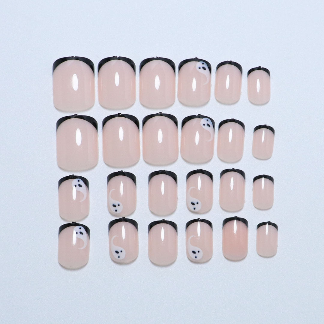Künstlerisches Halloween-Themen Press-On Nagelset Karnz