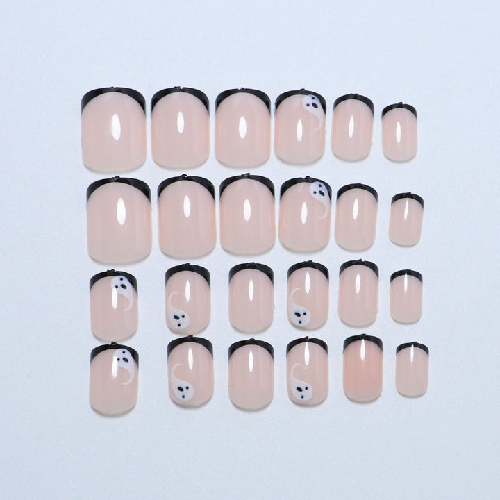 Künstlerisches Halloween-Themen Press-On Nagelset Karnz