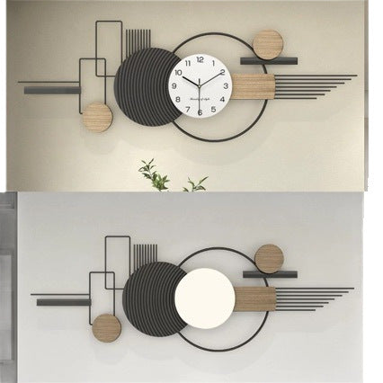 Moderne Künstlerische Wanduhr mit geometrischem Design Karnz
