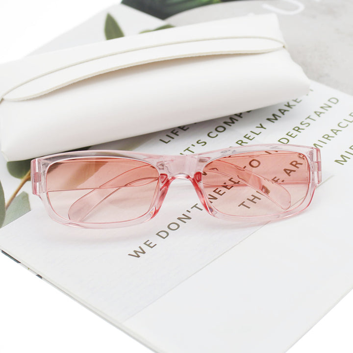 Damen modische Sonnenbrille im stylischen Rechteckdesign Karnz