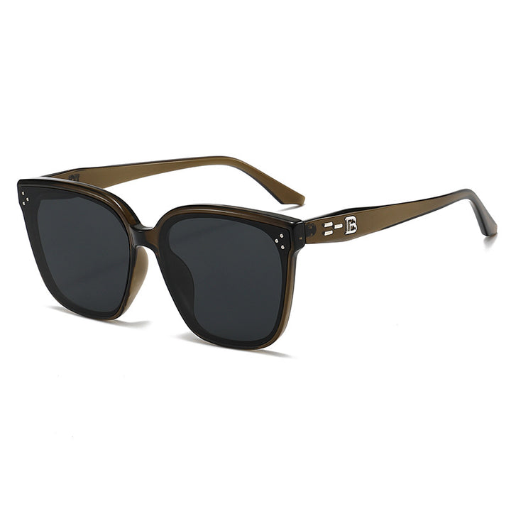 Übergroße quadratische Sonnenbrille