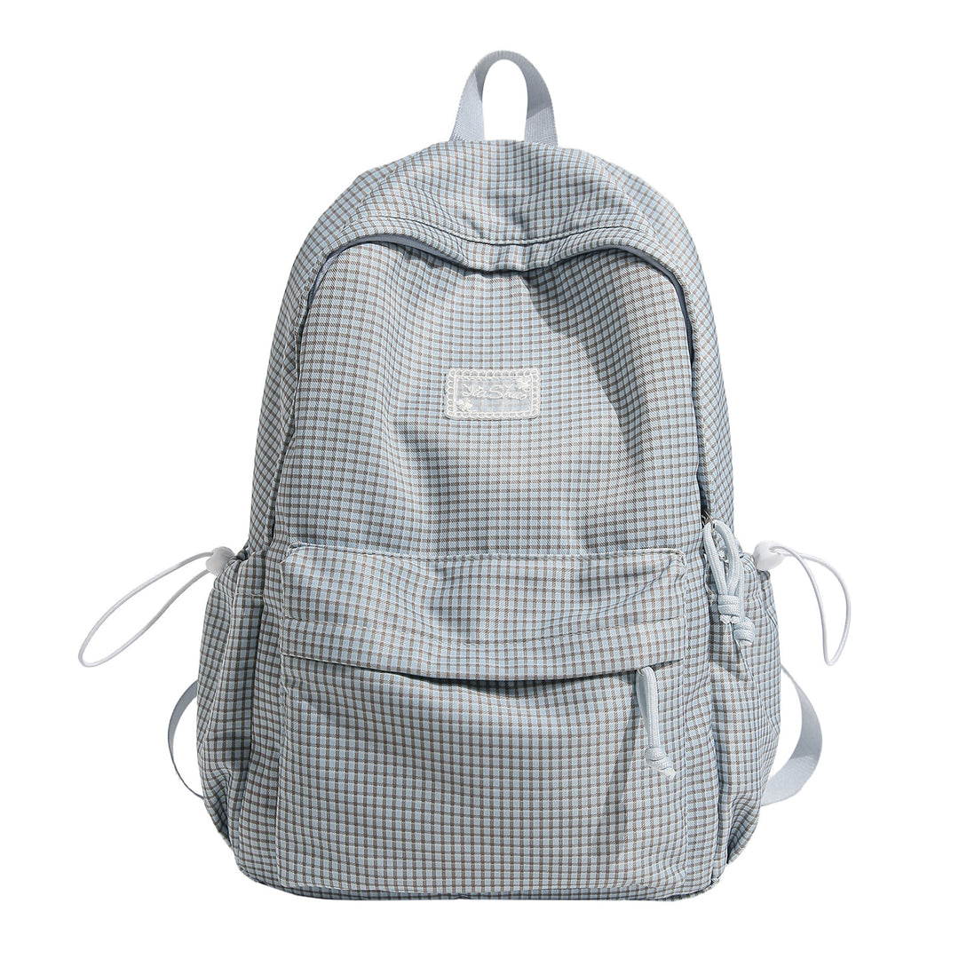 Stylischer gittergemusterter Tagesrucksack Karnz