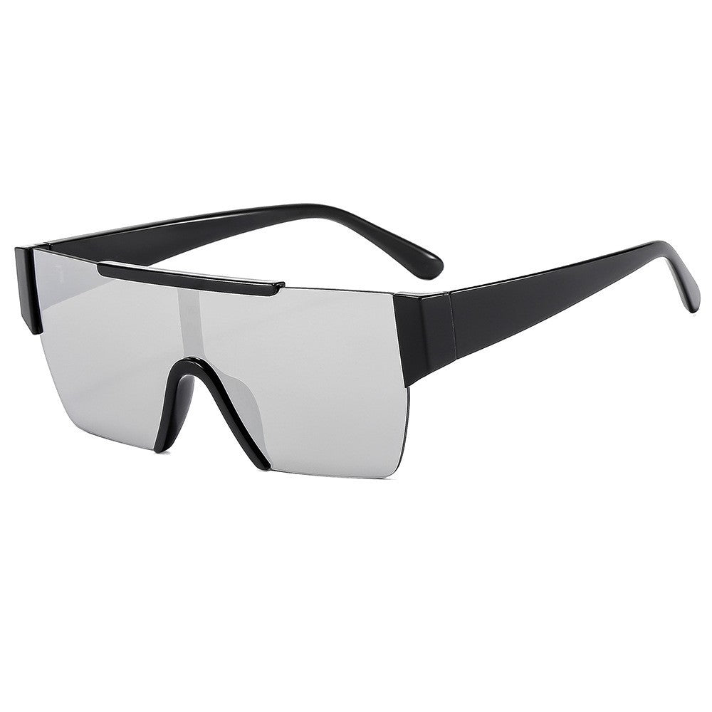 Damen Sportliche Oversized Sonnenbrille mit modernem Schutzrahmen Karnz