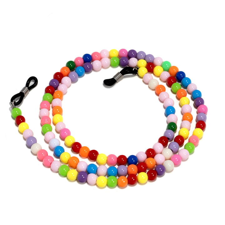 Bunte Perlen Brillenhalter Kette Karnz