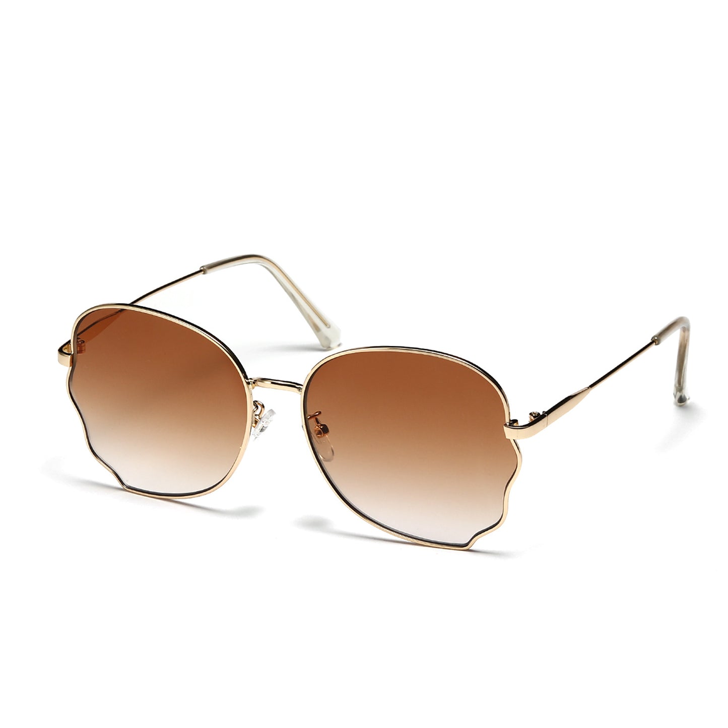 Damen elegante Oversized-Sonnenbrille mit schützendem Rahmen Karnz