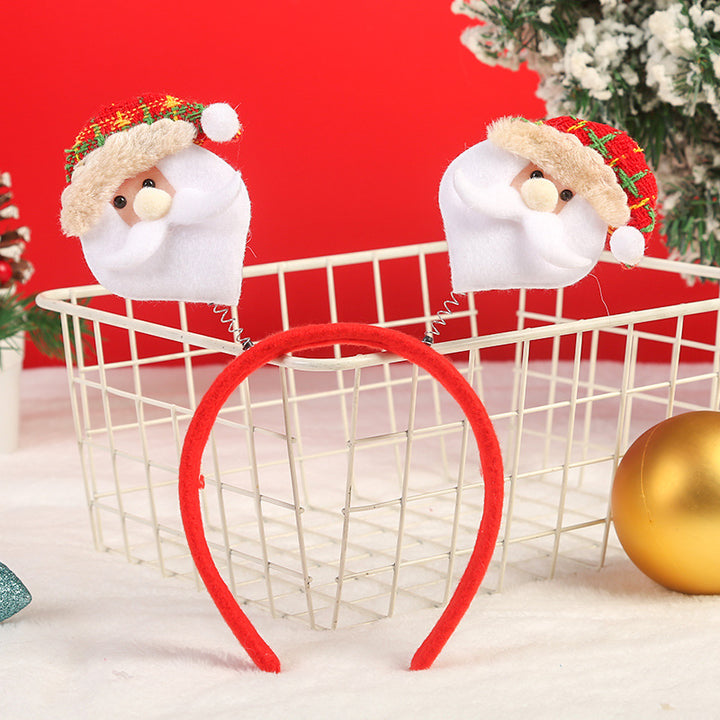 Lustige Weihnachts-Rentier-Haarreifen Karnz